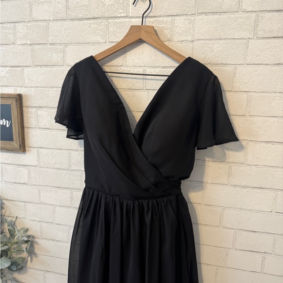 LOVEJOY Elegant Black Evening / Bridesmaid Dress - Picture 3 of 11